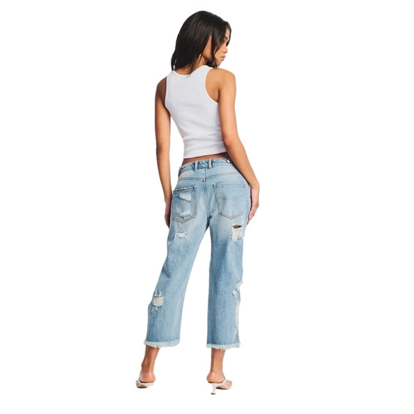 Revolve SER.O.YA Omar Drop Crotch Boyfriend Jean Coastline Size 29 NWT - Picture 5 of 10